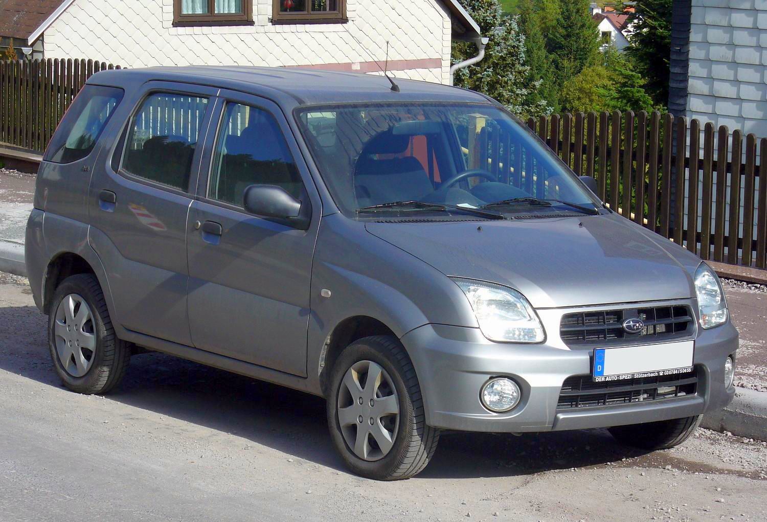 Характеристики subaru justy